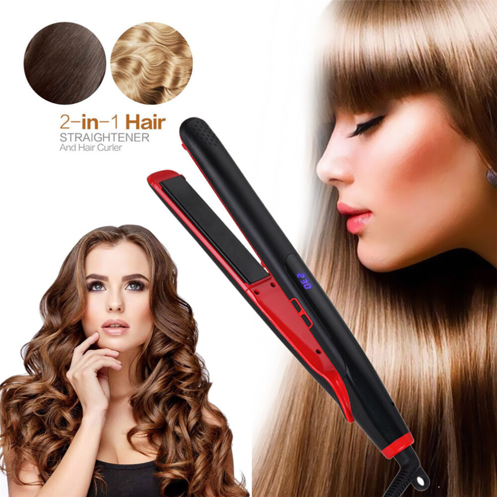 Hair Straightener Straight-rolling Dual-purpose Splint Curling iron