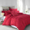 Imperial Rooms (Red, King) Plain Duvet Cover Single Double King Bed Set Quilt 1