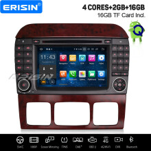 Android 10.0 Car Stereo DAB+ Satnav WiFi OBD2 TPMS BT CarPlay Mercedes Benz S/CL Class W220 W215