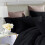 Imperial Rooms (Black , Single) Plain Duvet Cover Single Double King Bed Set Quilt 4