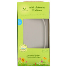 Green Sprouts, Mini Platemat, 6+ Months, Grey, 1 Mat