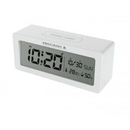AP061 PRECISION R/C LCD ALARM CLOCK WHITE