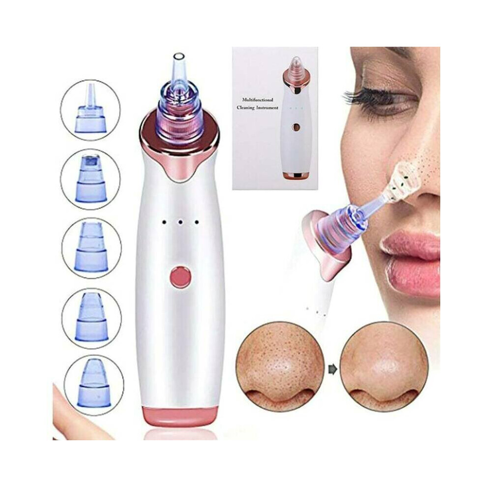 Electric Blackhead Remover Vacuum Acne Suction Facial Skin Deep Cleaner Machine