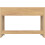 Seconique Seville 2 Drawer Slider Desk White High Gloss/Light Oak Effect Veneer 4