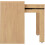 Seconique Seville 2 Drawer Slider Desk Grey High Gloss/Light Oak Effect Veneer 5