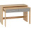 Seconique Seville 2 Drawer Slider Desk Grey High Gloss/Light Oak Effect Veneer 7
