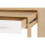 Seconique Seville 2 Drawer Slider Desk White High Gloss/Light Oak Effect Veneer 2