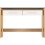 Seconique Seville 2 Drawer Slider Desk White High Gloss/Light Oak Effect Veneer 5