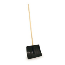 Heavy Duty Long Snow Shovel Spade Wooden Handle Lightweight Shovel