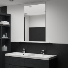 vidaXL Wandspiegel mit Regal 10060 cm Hartglas