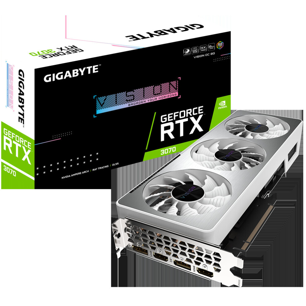 GIGABYTE GEFORCE Video card RTX 3070 GV-N3070VISION OC-8GD GDDR6