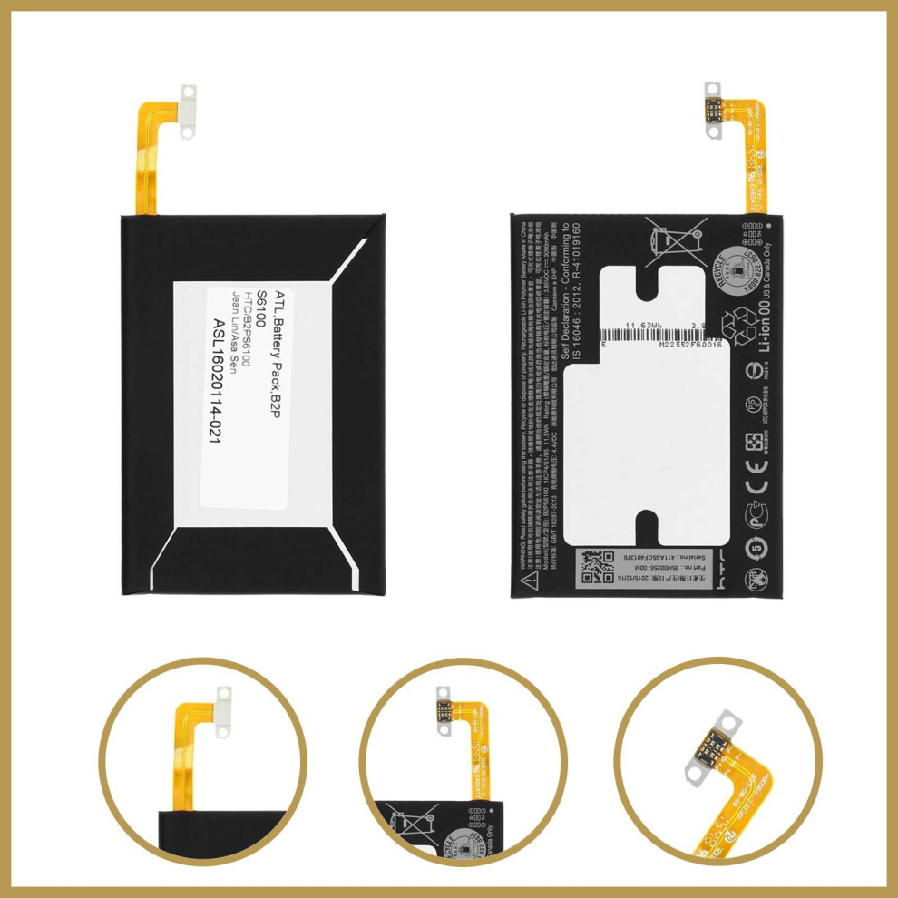 Genuine Capacity Battery For HTC ONE M10 HTC 10 Internal Battery B2PS6100  3000mAh