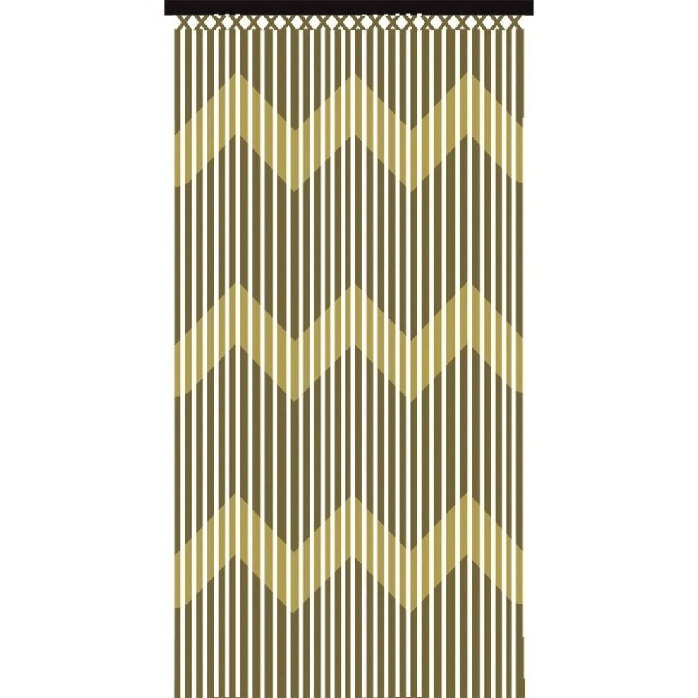 (Waves Curtain) 90 x 180cm Bamboo Wooden Tuscany Curtain