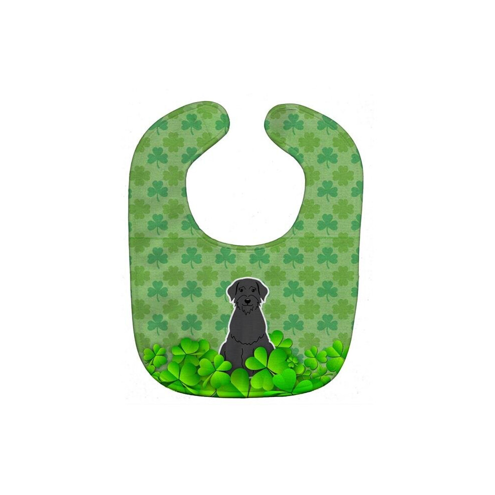 Giant Schnauzer Shamrocks Baby Bib Stationx