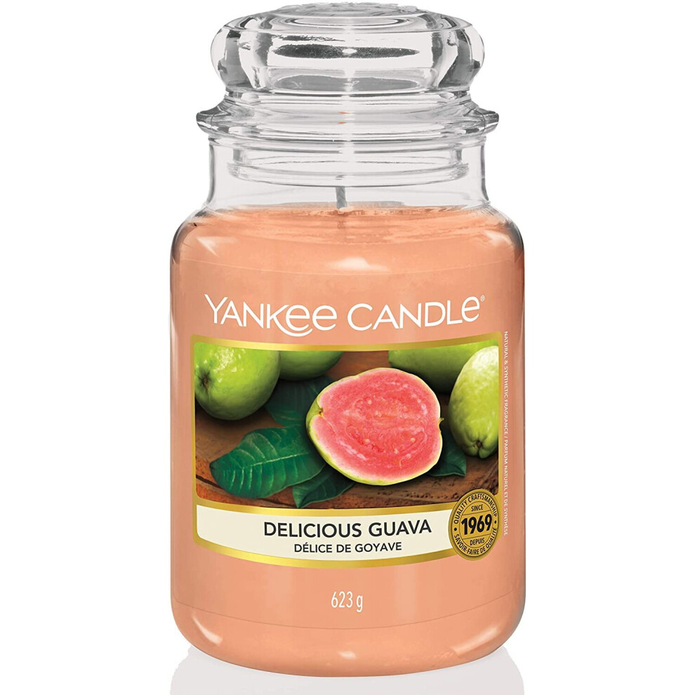 Yankee Candle Scented Candle | Pink Sands Large Jar Candle | Burn Time: Up to 150 Hours