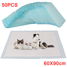 50 60X90CM Large Puppy Training Pads Toilet Pee Wee Mats Pet Cat Dog