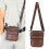 PU δερμάτινη μικρή τσάντα Cross Body τσάντα ώμου Messenger πλευρά τσάντα ανδρών 1