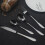 (Rainbow) 32pcs Cutlery Sets Fork for Dining 10