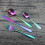 (Rainbow) 32pcs Cutlery Sets Fork for Dining 11