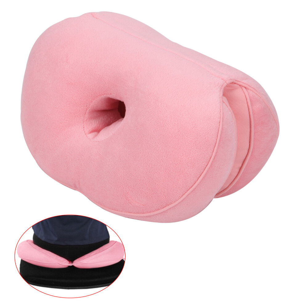 (Pink) Coccyx Pain Relief Seat Orthopaedic Hip Up Cushion Pink
