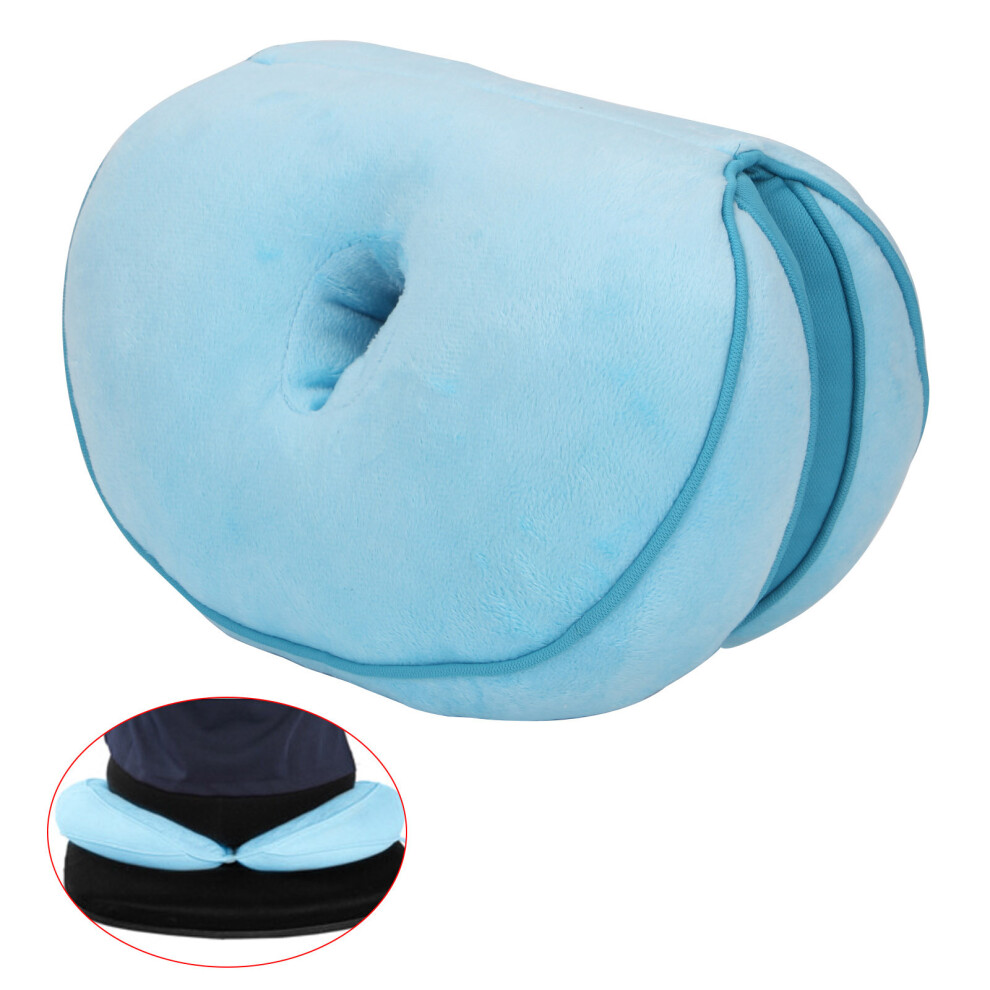 Blue (Blue) Coccyx Pain Relief Seat Orthopaedic Hip Up Cushion