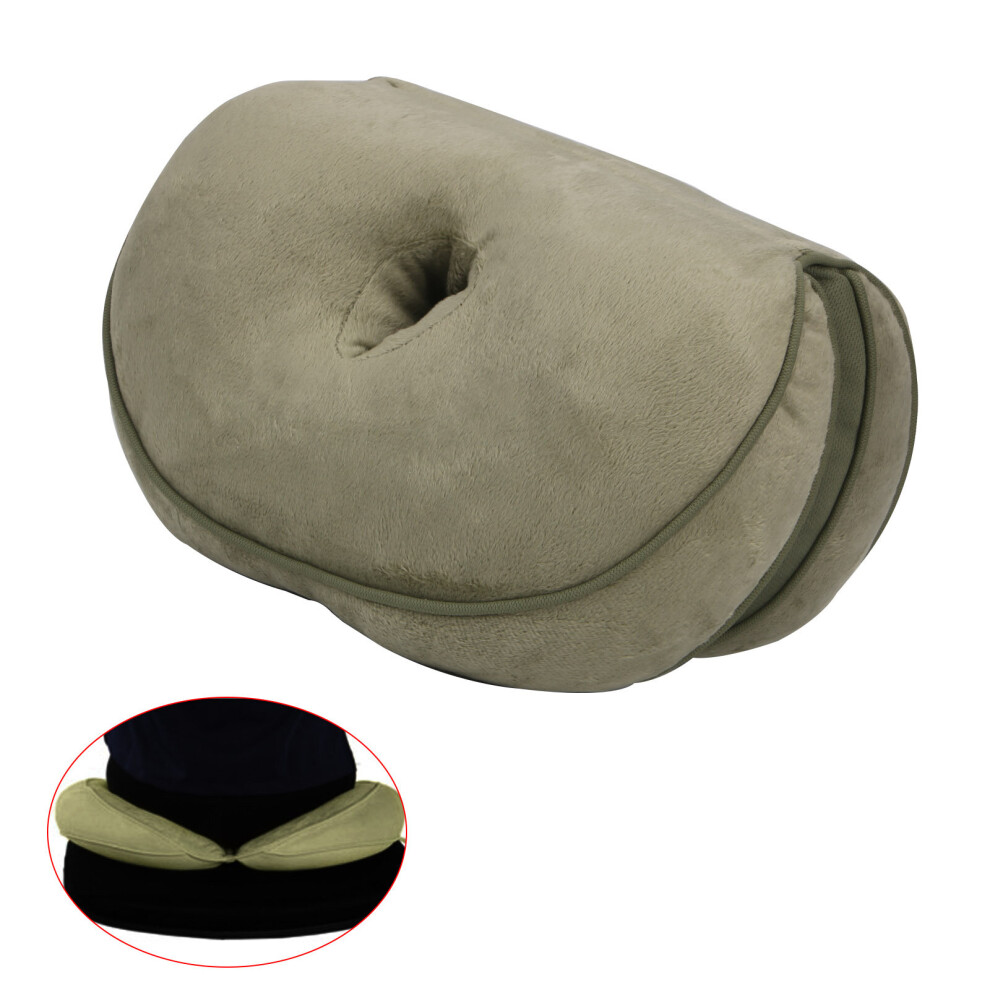 Green (Green) Coccyx Pain Relief Seat Orthopaedic Hip Up Cushion