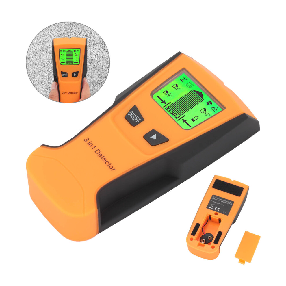 Wall Stud Center Finder Metal Live Wire Detector Wood Copper Scanner