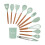(Green) 11pc Silicone Kitchen Utensils Set 1