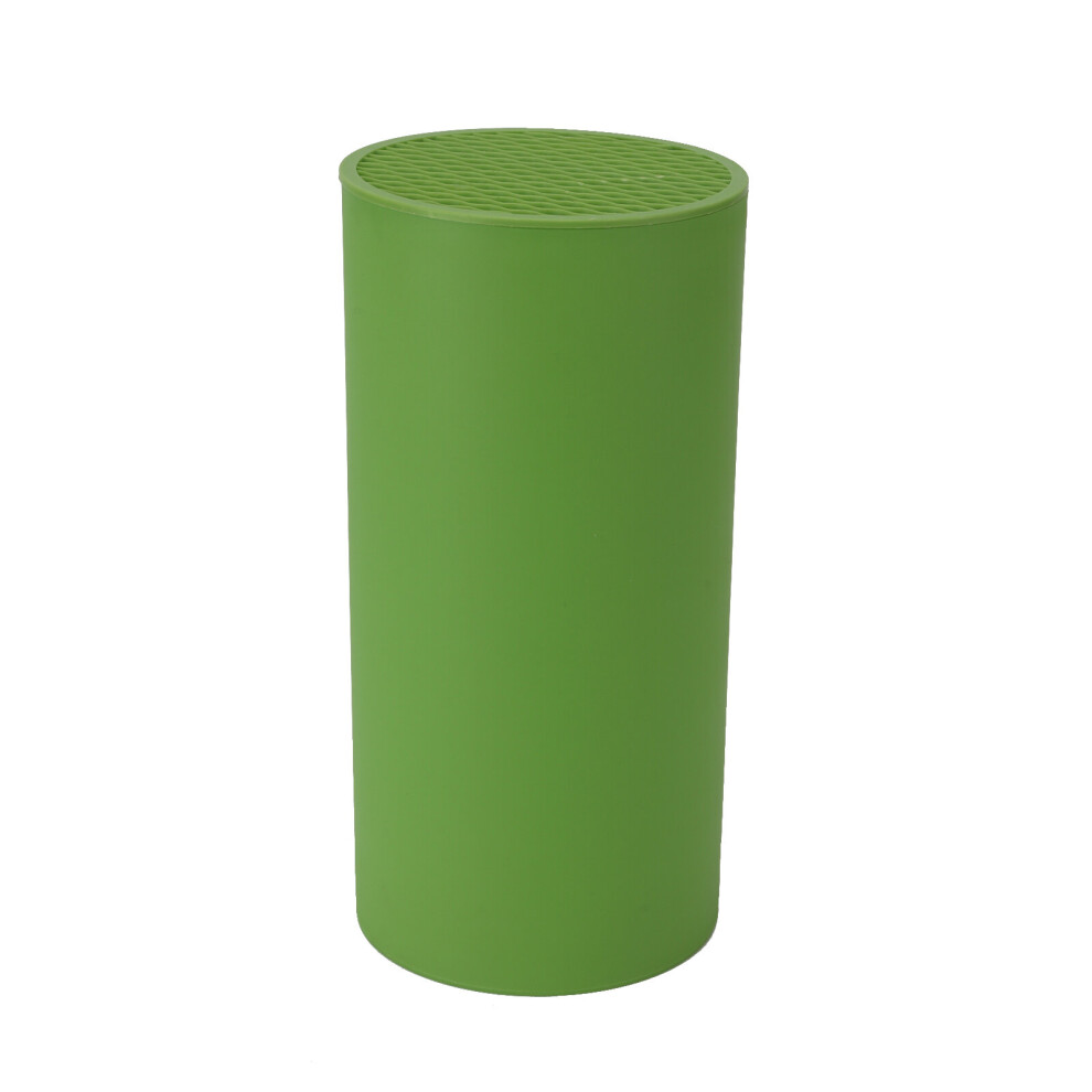 (Green) Knife Block Holder Storage Rack Kitchen