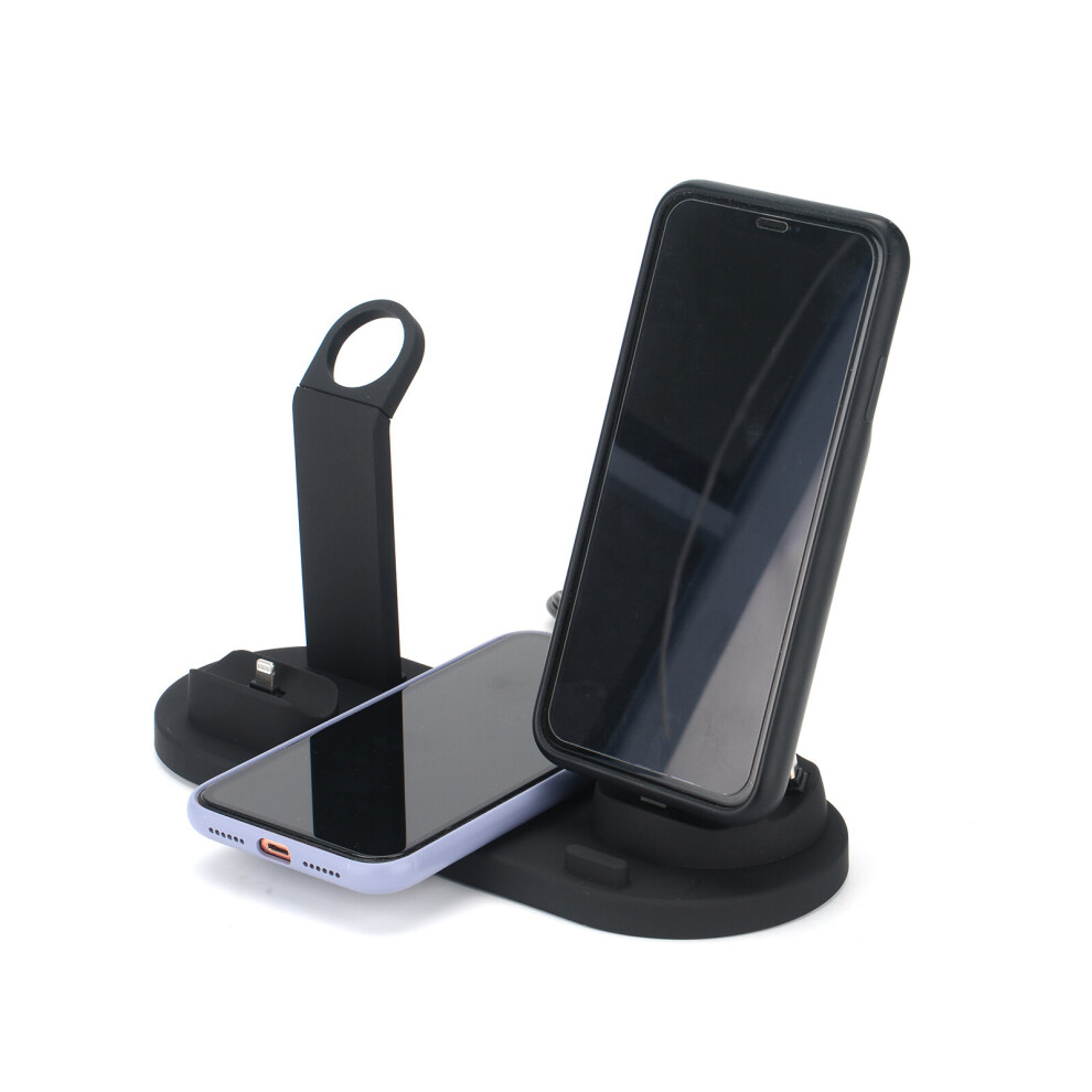 (Black) 3In1 Dock Charger Stand Station Black 613310362302