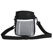 (Black) Small Dog Treat Bags Bag Pet Bags Belt Snack