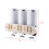 (White) Soap Shampoo Dispenser 3 Bottles 1500ML 11