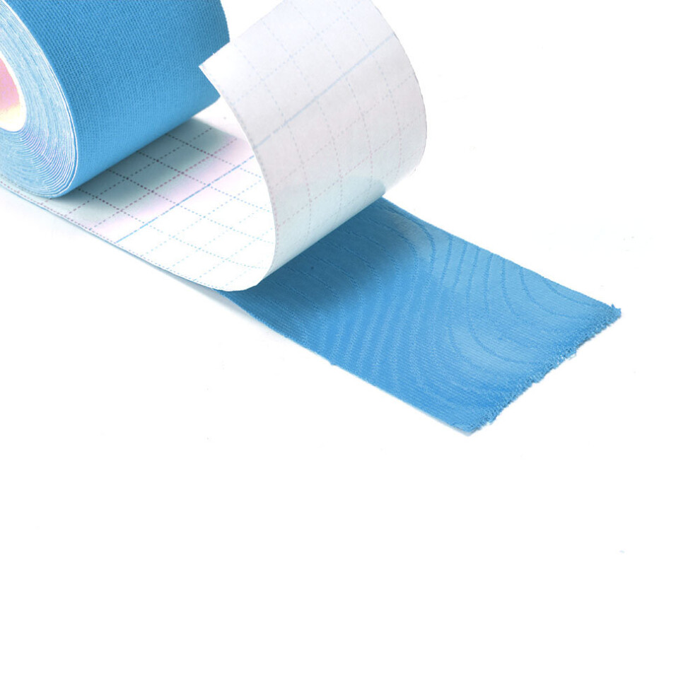 Blue (Blue) 5M Kinesiology Elastic Tape Sport Physio Muscle Strain Pain Support