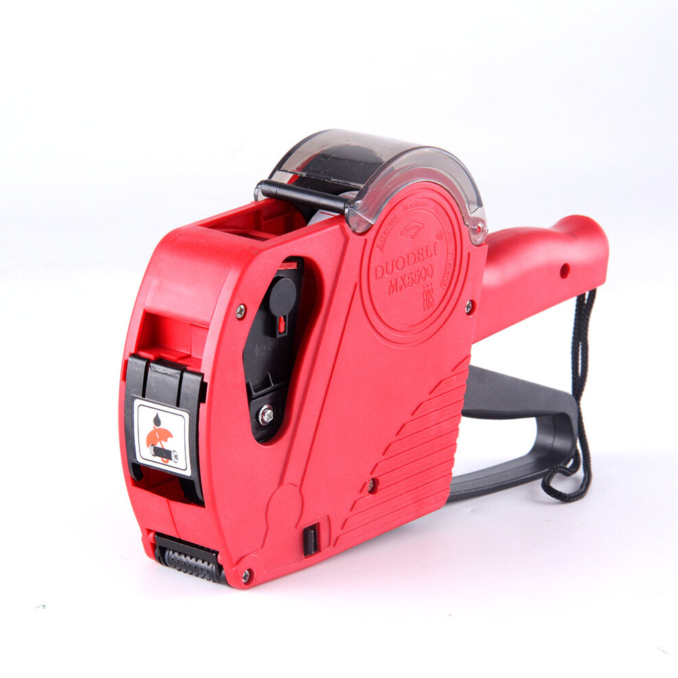 (Red) Price Tag Gun Retail Pricing Labeller Kit Red