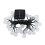 (White) 30 Multi LED Solar Fairy Garden Lights 3