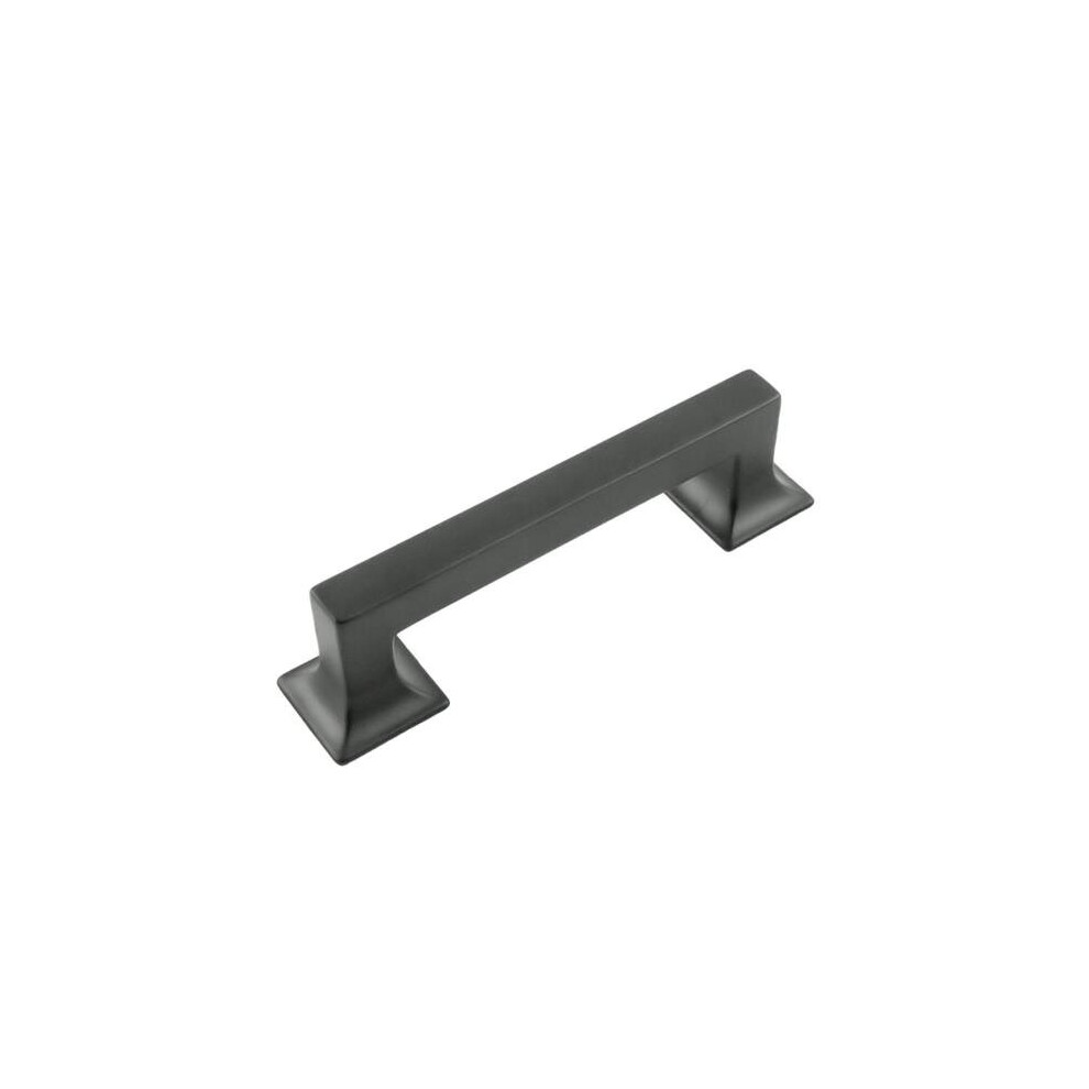 96 Mm Center-Center Style Cabinet & Drawers Pull, Matte Black 780997655147