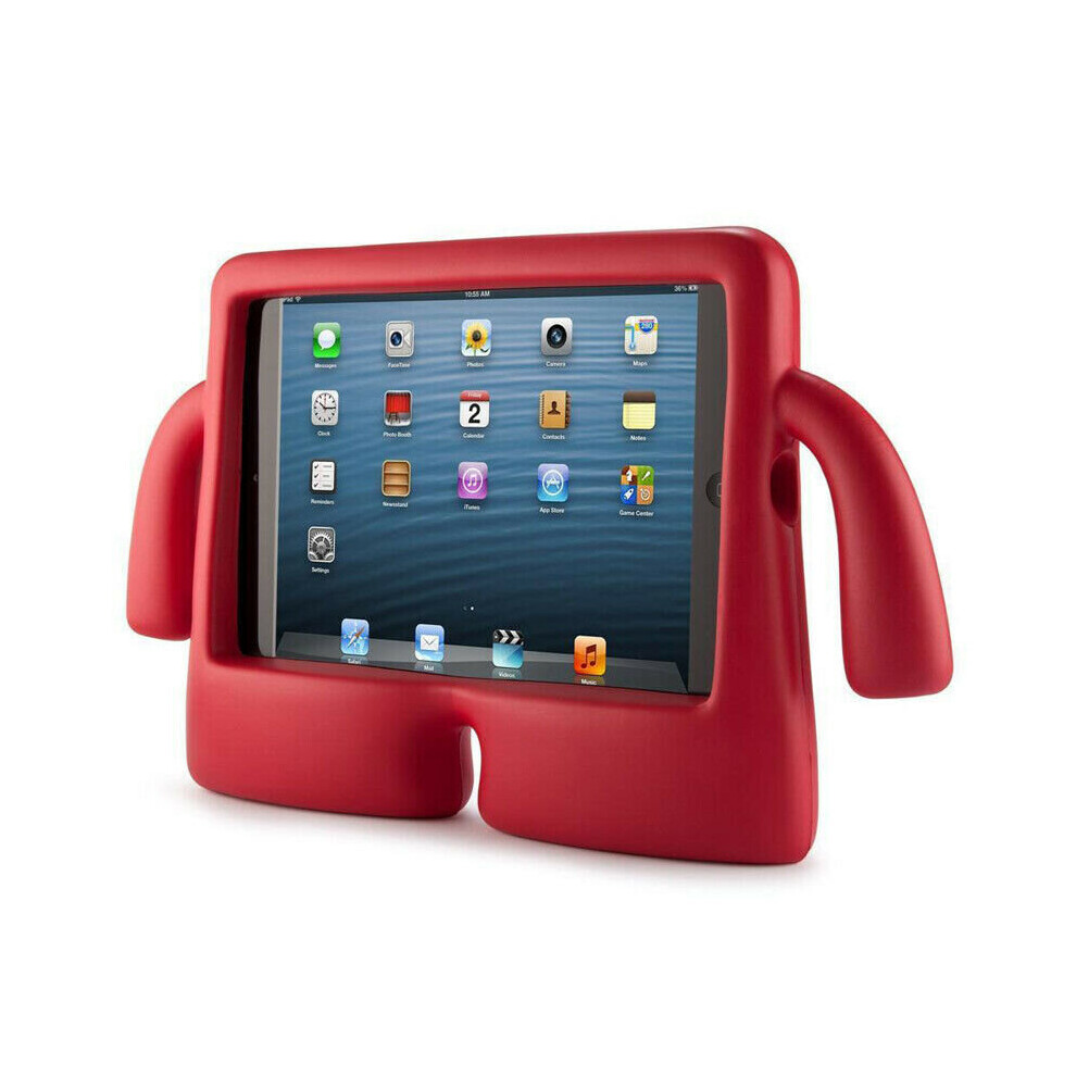 (Red) iPad 7th Generation 10.2 ,10.5" Stand Handle Case Cover