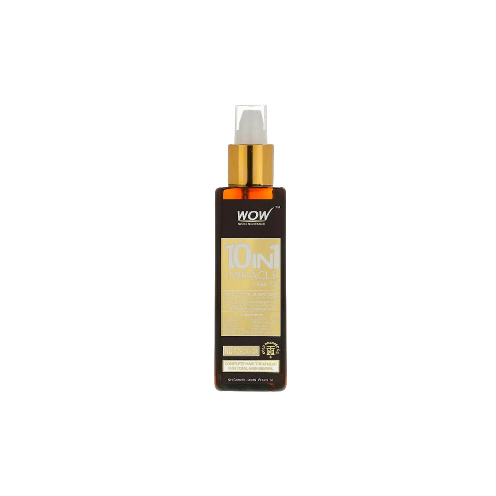 Wow Skin Science, 10 in 1 Miracle Hair Oil, 200ml