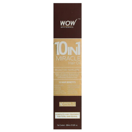 Wow Skin Science, 10 σε 1 θαυματουργό λάδι μαλλιών, 200ml 1