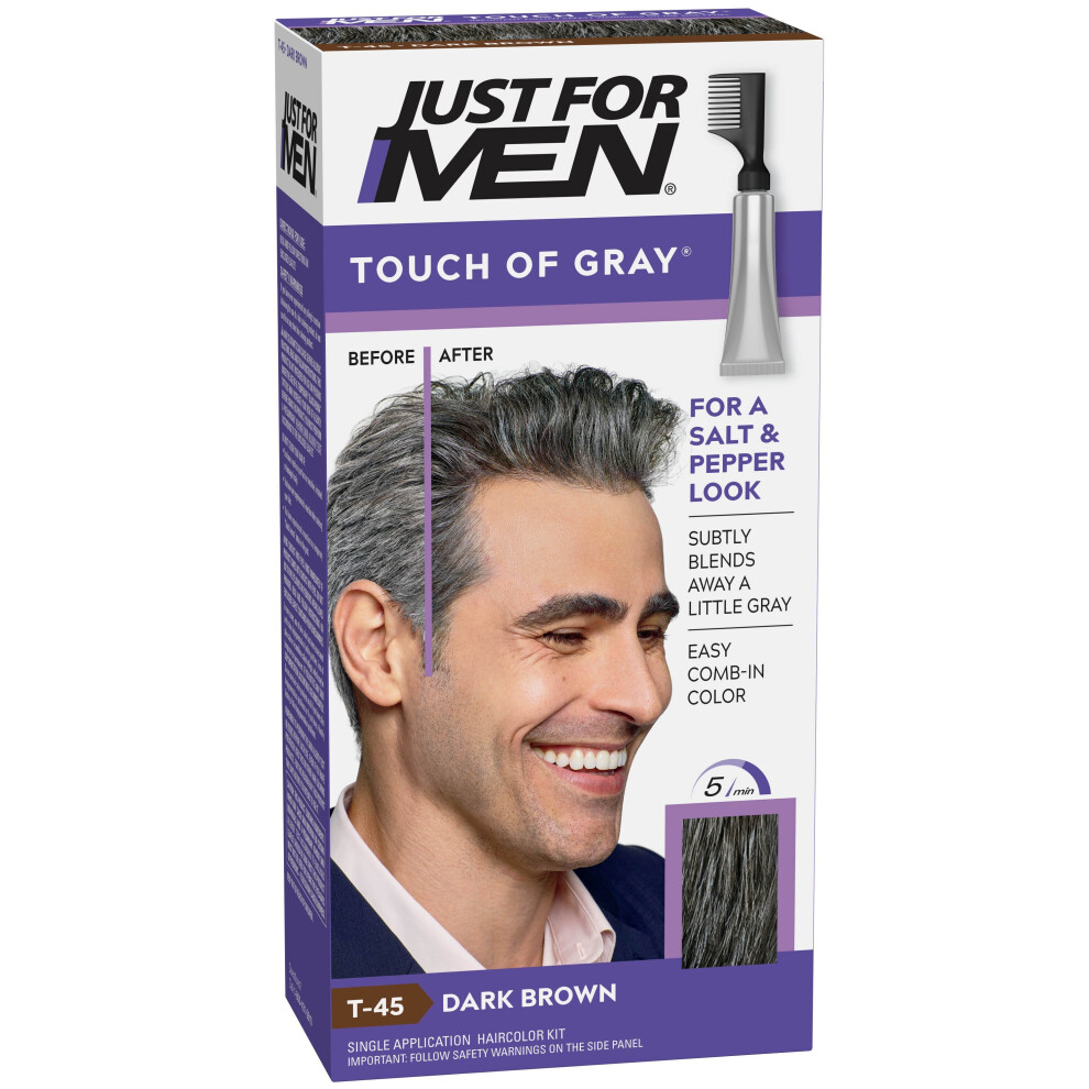 Touch Of Grey T45 Hair Color Dark Brown 40g