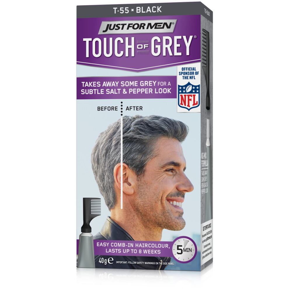 Just For Men Touch Of Grey Hair Colour - T55 Black