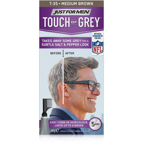 Just For Men Just For Men Touch Of Grey Hair Colour - T35 Medium Brown