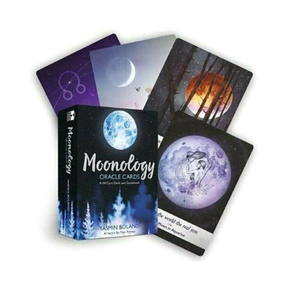 Tarot Cards Moonology Oracle Card: A 44-Cards Deck English Gift Practical Games