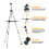 Adjustable Telescopic Painting Easel Tripod Display White Board Stand 6