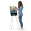 Adjustable Telescopic Painting Easel Tripod Display White Board Stand 11