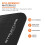 (Black) Yoga Mat Extra Thick Non-Slip Exercise Pad 5