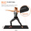 (Black) Yoga Mat Extra Thick Non-Slip Exercise Pad 8