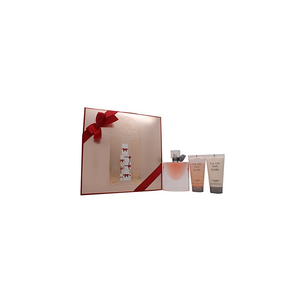 Lancome La Vie Est Belle Gift Set 50ml EDP + 50ml Shower Gel + 50ml Body Lotion