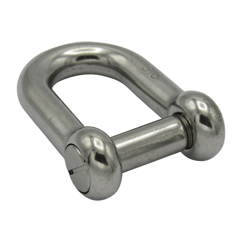 Stainless Steel Countersunk D Shackle Slotted Head 5Mm 707152585309