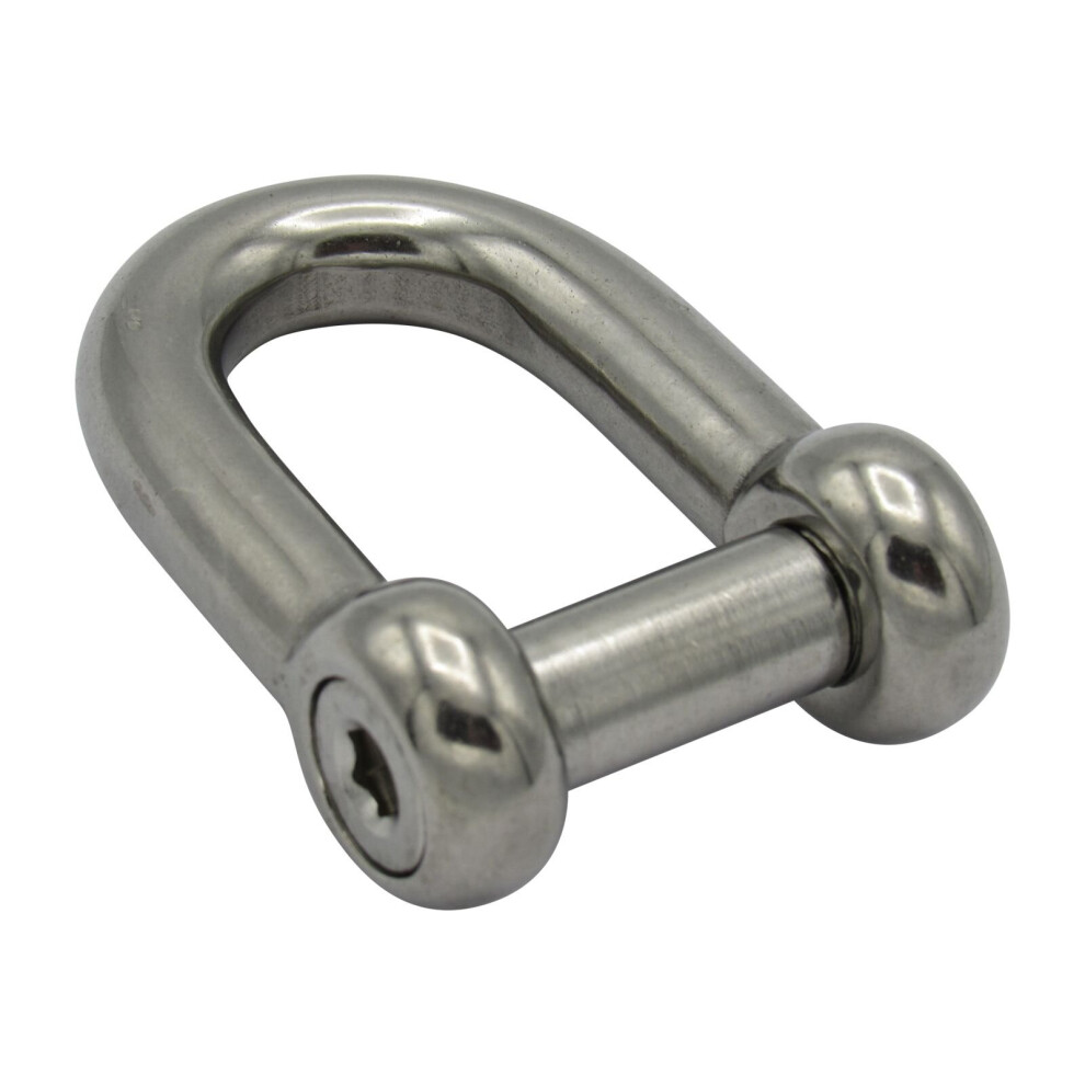 Stainless Steel D Shackle W/ Allen Screw Head 6Mm (Dee Rigging Marine) 707152585460